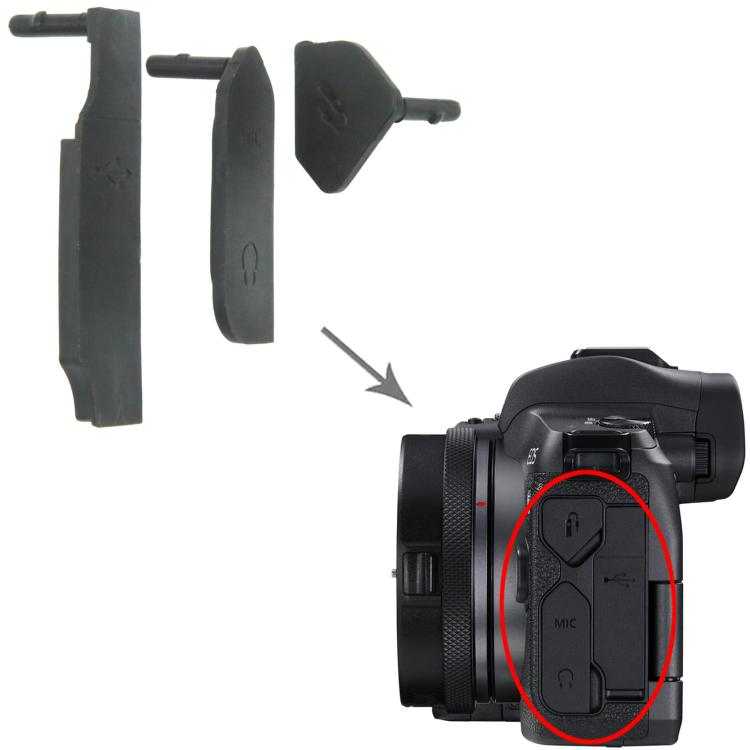 OEM USB Cover Cap, For Canon EOS R, For Canon EOS 1000D, For Canon EOS 1300D, For Canon EOS 80D, For Canon EOS 100D, For Canon EOS 1500D, For Canon EOS 400D, For Canon EOS 1D X 4 in 1, For Canon EOS 1200D, For Canon EOS 6D Mark II                      ...