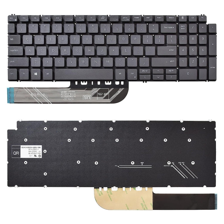 US Version Laptop Keyboard, For Dell Inspiron 15 7590 7591 7791