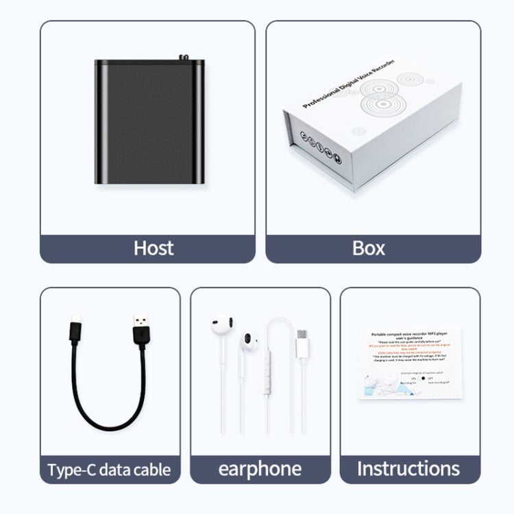 JNN Q8 Portable HD Noise Reduction Smart Voice Recorder, 4GB, 8GB, 16GB, 32GB