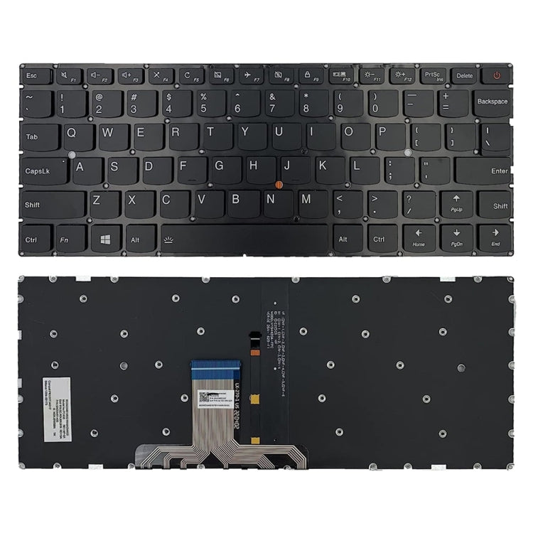 US Version Backlight Laptop Keyboard, For Lenovo Yoga 730-13IKB / 730-13IWL, For Lenovo IdeaPad 330-15ICH 330-15ICN, For Lenovo X1C 2019, For Lenovo Thinkpad E15, For Lenovo Thinkpad E14 GEN 1 2, For Lenovo P51S P52S T570 T580