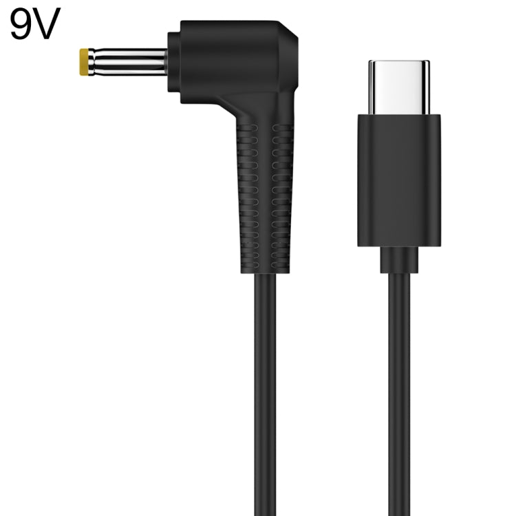 4.0 x 1.7mm DC Power to Type-C Adapter Cable, 9V, 12V, 15V, 20V