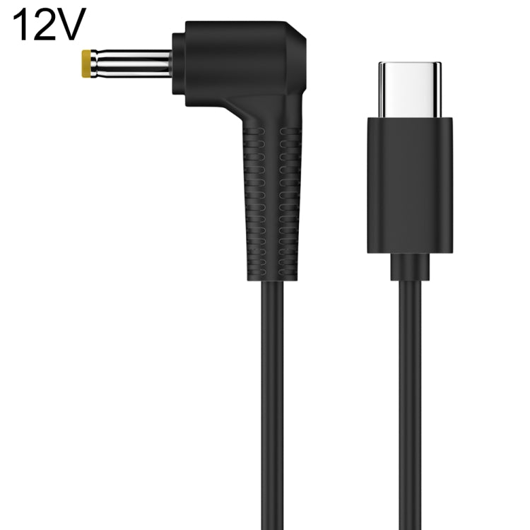 4.0 x 1.7mm DC Power to Type-C Adapter Cable, 9V, 12V, 15V, 20V