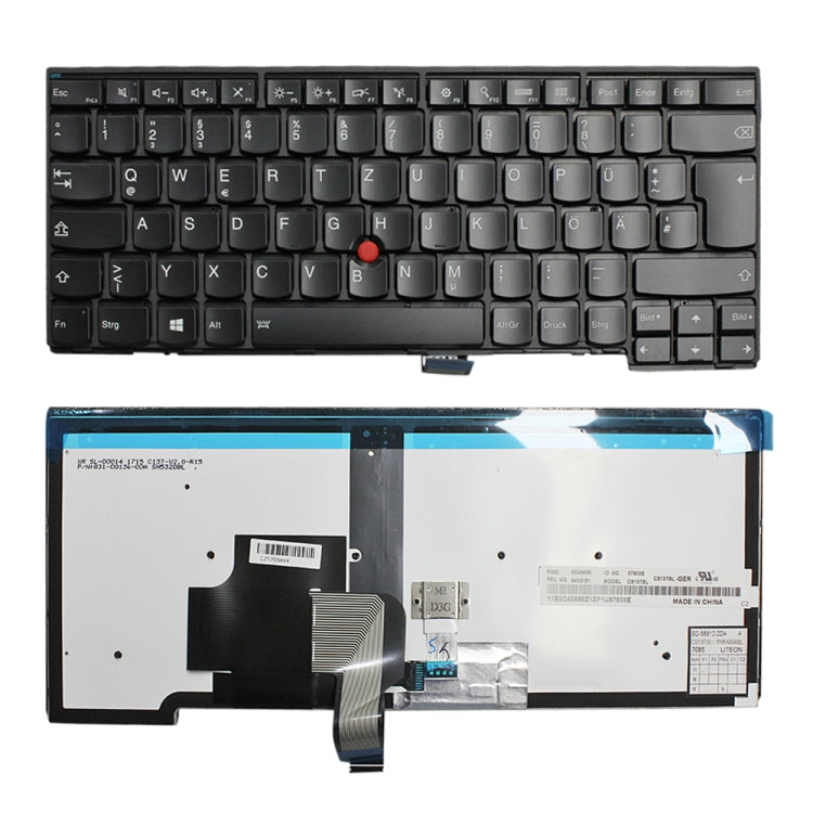 German Version White Back Backlight Laptop Keyboard, For Lenovo ThinkPad T440 T440P T440S