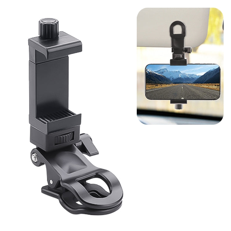 Car Sun Visor Bracket, Type A Action Camera Mount, Type B Action Camera Mount, Type A Phone Clamp Mount, Type B Phone Clamp Mount