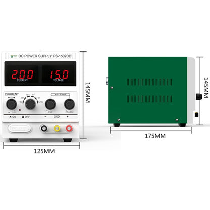 BEST 1502DD 15V / 2A Digital Display DC Regulated Power Supply, 110V US Plug, 220V EU Plug