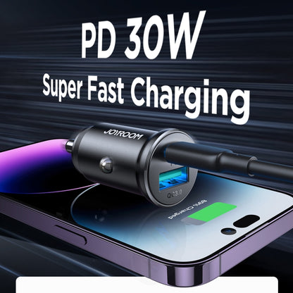 JOYROOM JR-CCN05 30W PD+QC3.0 Mini Metal Car Charger, JR-CCN05