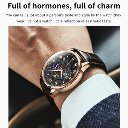 OLEVS 2893 Men Multifunctional Business Quartz Watch