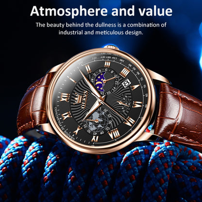 OLEVS 2893 Men Multifunctional Business Quartz Watch