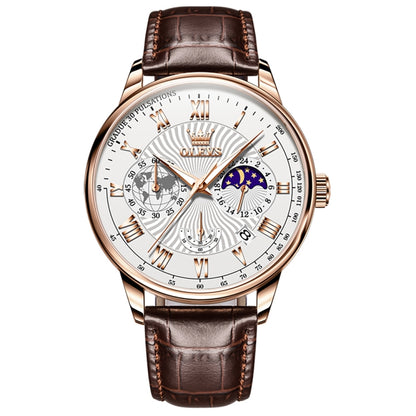 OLEVS 2893 Men Multifunctional Business Quartz Watch