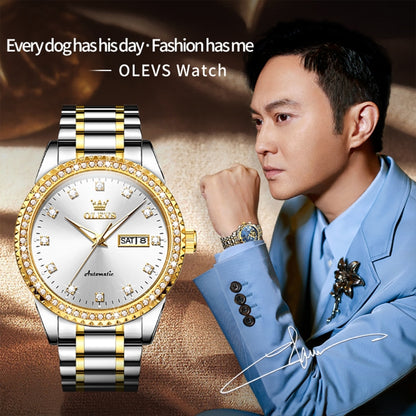 OLEVS 7003 Men Multifunctional Waterproof Mechanical Watch, 7003 Men