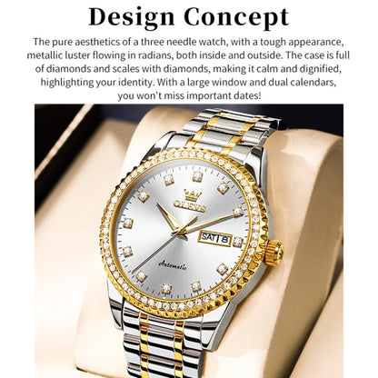 OLEVS 7003 Men Multifunctional Waterproof Mechanical Watch, 7003 Men