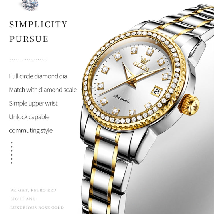 OLEVS 7003 Women Multifunctional Waterproof Mechanical Watch, 7003 Women