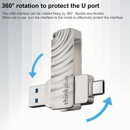 Lenovo Thinkplus MU232 USB 3.2 + USB-C / Type-C Dual Head Flash Drive, 64GB, 128GB, 256GB