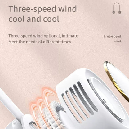 DQ210 Portable Hanging Neck Mute Aroma Diffuser Small Fan