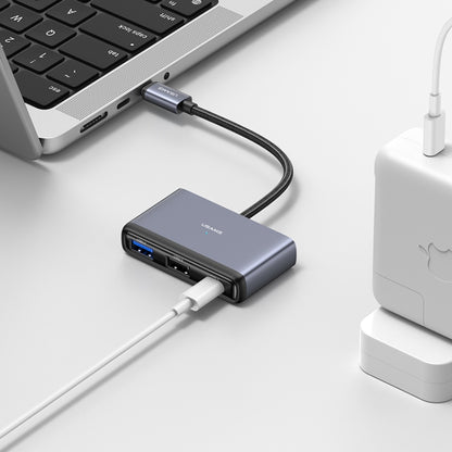 USAMS US-SJ627 4 in 1 Type-C Multifunctional Docking Station HUB, US-SJ627