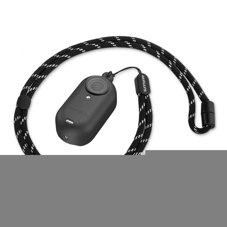 Sunnylife IST-BHT594 Camera Body Silicone Case with Lens Cap & Neck Strap, For Insta360 Go 3