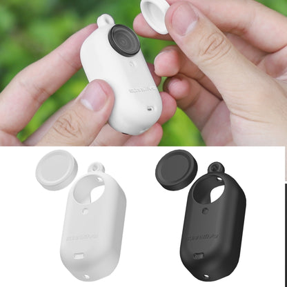 Sunnylife IST-BHT594 Camera Body Silicone Case with Lens Cap & Neck Strap, For Insta360 Go 3