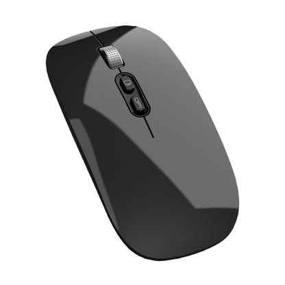 HXSJ M103 1600DPI UV 2.4GHz Wireless Rechargeable Mouse, UV 2.4GHz Black