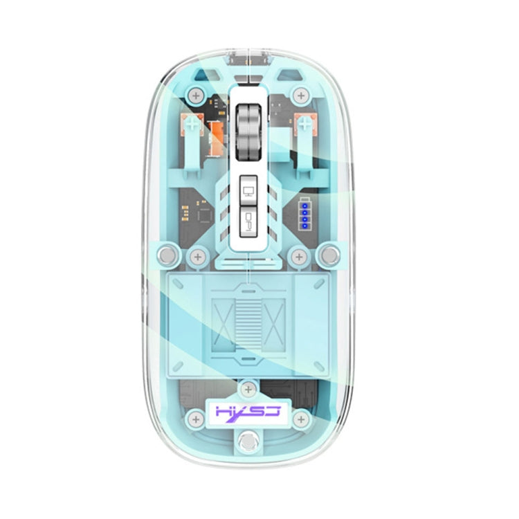 HXSJ T900 Transparent Magnet Three-mode Wireless Gaming Mouse