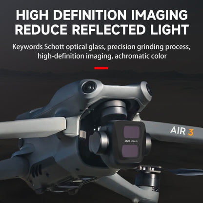 JSR KB Series Drone Lens Filter, For DJI Air 3 MCUV, For DJI Air 3 CPL, For DJI Air 3 ND8, For DJI Air 3 ND16, For DJI Air 3 ND32, For DJI Air 3 ND64, For DJI Air 3 ND256, For DJI Air 3 ND1000, For DJI Air 3 ND8PL, For DJI Air 3 ND16PL...
