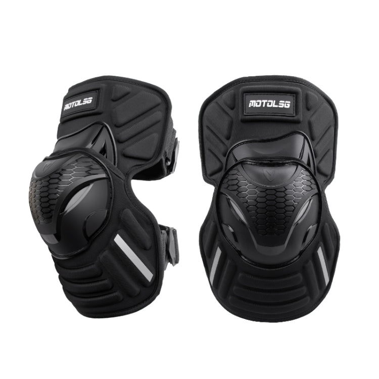 Motolsg MT03 Motorcycle Bicycle Riding Protective Gear, 2 in 1 Knee Pads