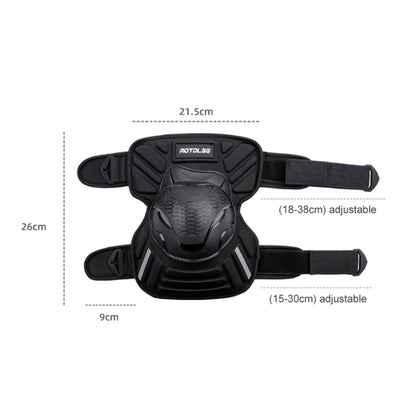 Motolsg MT03 Motorcycle Bicycle Riding Protective Gear, 2 in 1 Knee Pads