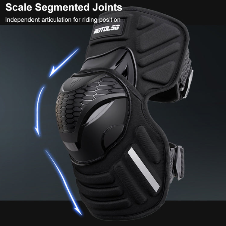 Motolsg MT03 Motorcycle Bicycle Riding Protective Gear, 2 in 1 Knee Pads