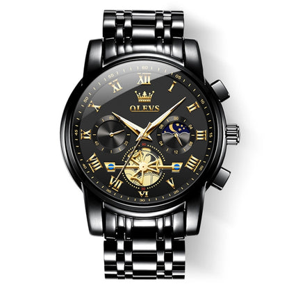 OLEVS 2859 Men Multifunctional Luminous Waterproof Quartz Watch