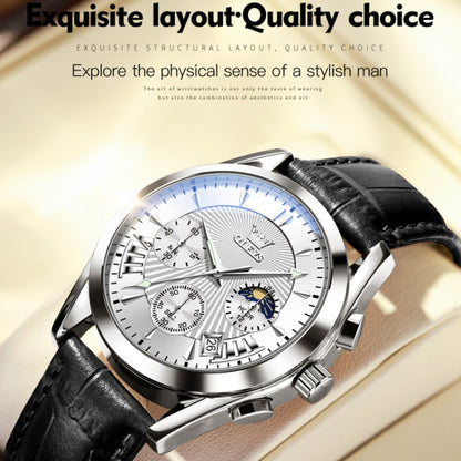 OLEVS 2876 Men Multifunctional Sports Chronograph Quartz Watch