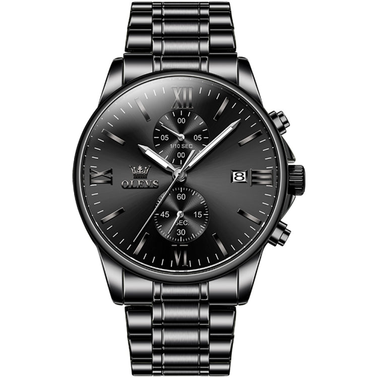 OLEVS 2886 Men Sports Chronograph Waterproof Luminous Quartz Watch