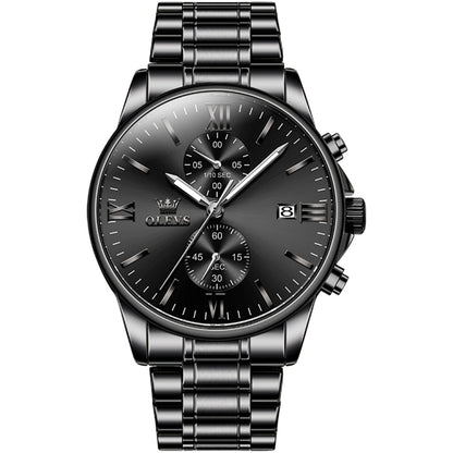 OLEVS 2886 Men Sports Chronograph Waterproof Luminous Quartz Watch