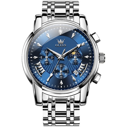 OLEVS 2892 Men Multifunctional Business Waterproof Quartz Watch