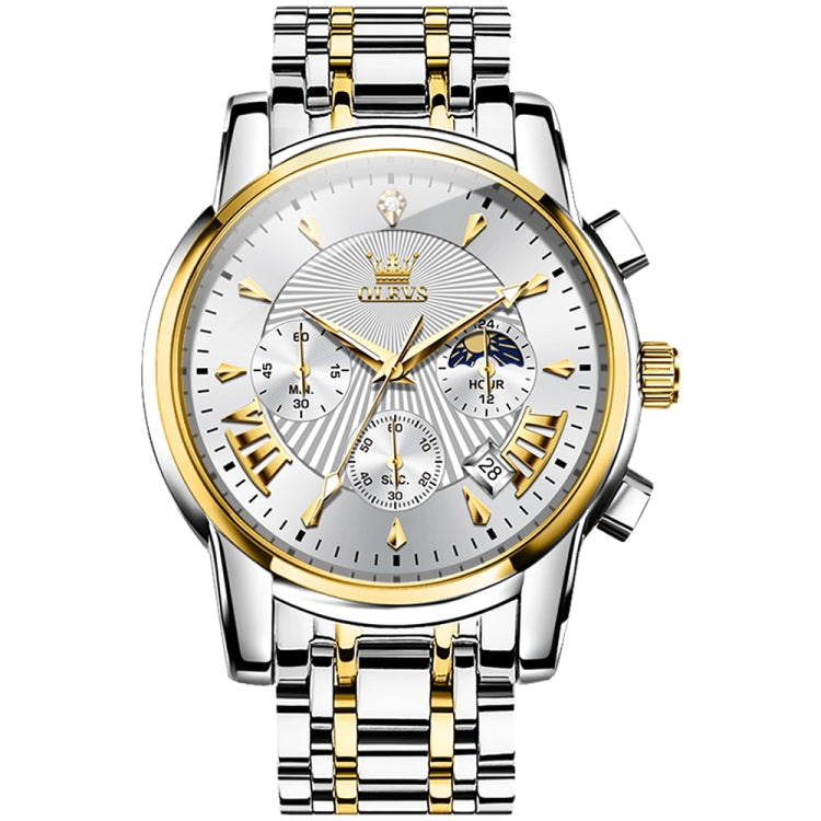 OLEVS 2892 Men Multifunctional Business Waterproof Quartz Watch
