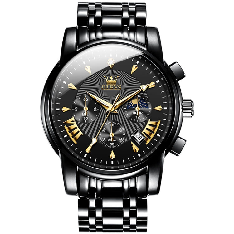 OLEVS 2892 Men Multifunctional Business Waterproof Quartz Watch