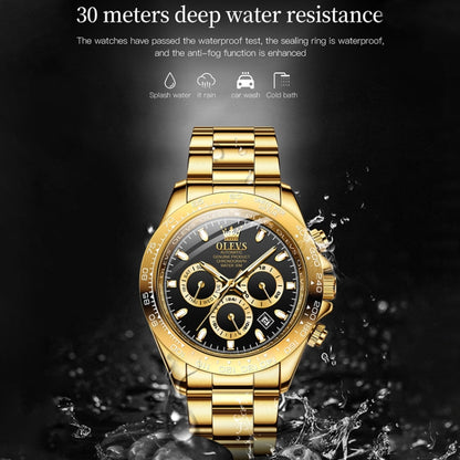 OLEVS 6638 Men Multifunctional Luminous Waterproof Mechanical Watch