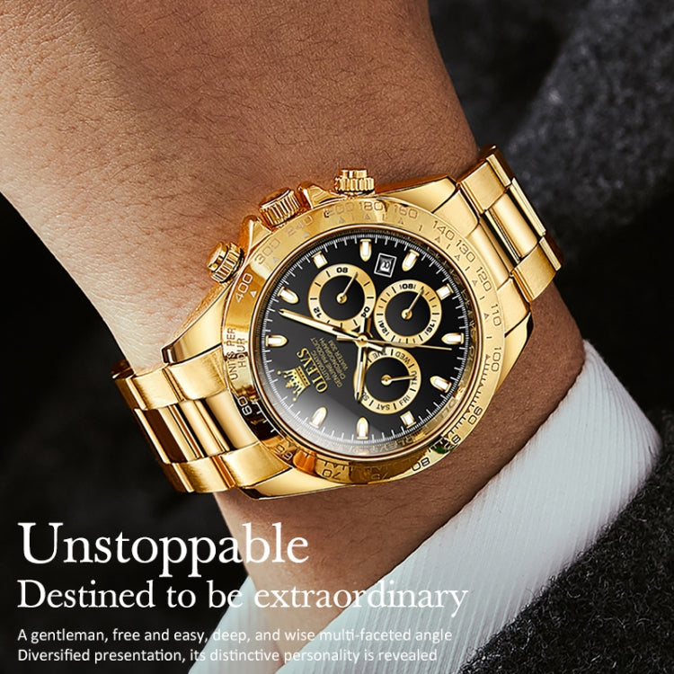 OLEVS 6638 Men Multifunctional Luminous Waterproof Mechanical Watch