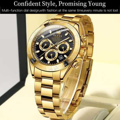 OLEVS 6638 Men Multifunctional Luminous Waterproof Mechanical Watch