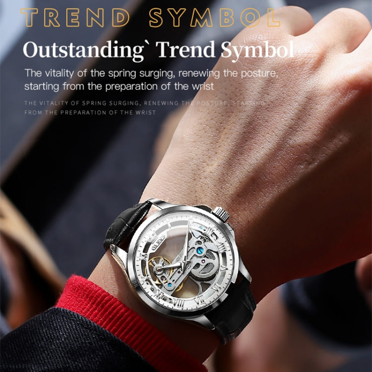 OLEVS 6661 Men Fashion Luminous Waterproof Mechanical Watch
