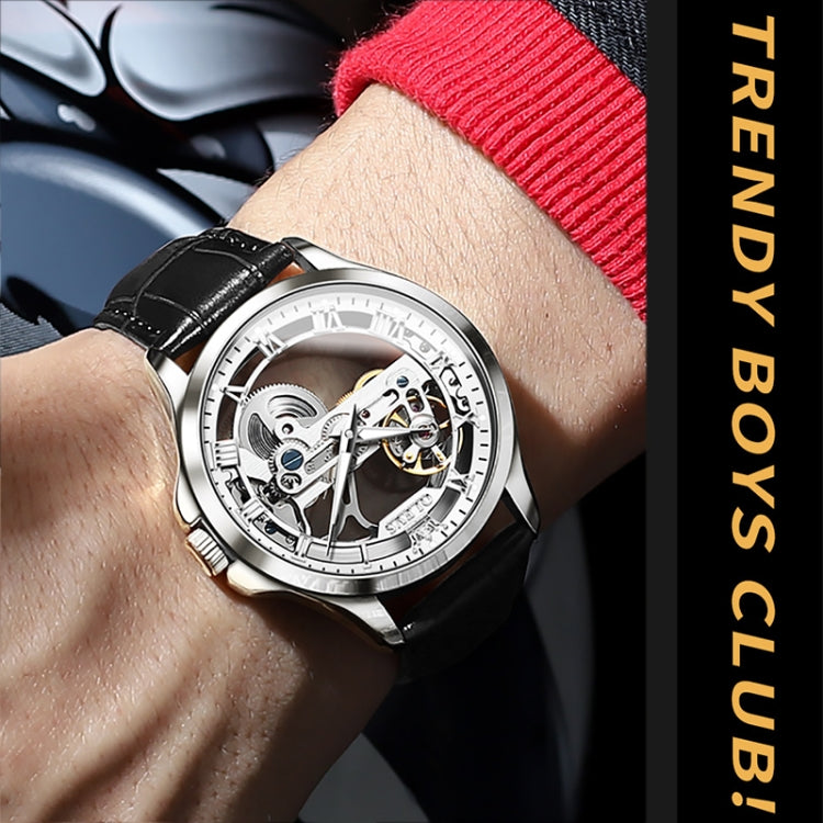 OLEVS 6661 Men Fashion Luminous Waterproof Mechanical Watch