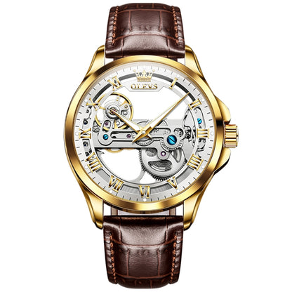 OLEVS 6661 Men Fashion Luminous Waterproof Mechanical Watch