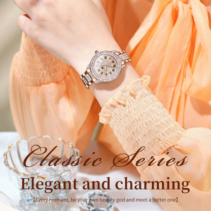 OLEVS 9943 Women Diamond Waterproof Quartz Watch