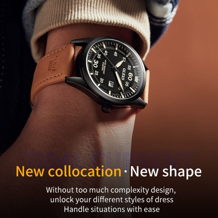 OLEVS 9962 Men Multifunctional Waterproof Quartz Watch