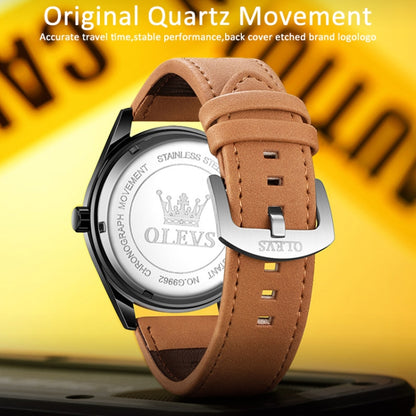 OLEVS 9962 Men Multifunctional Waterproof Quartz Watch