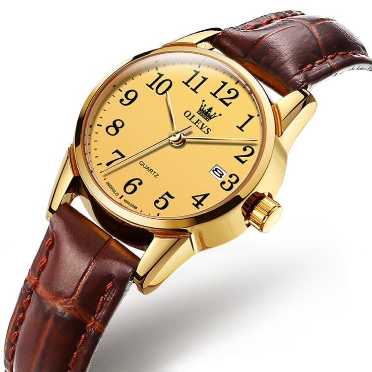 OLEVS 5566 Women Simple Single Calendar Waterproof Quartz Watch, 5566 Women