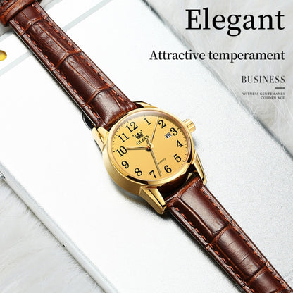 OLEVS 5566 Women Simple Single Calendar Waterproof Quartz Watch, 5566 Women