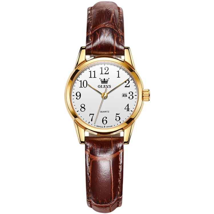 OLEVS 5566 Women Simple Single Calendar Waterproof Quartz Watch, 5566 Women
