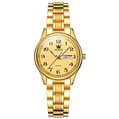 OLEVS 5567 Women Steel Strap Waterproof Quartz Watch, 5567 Women
