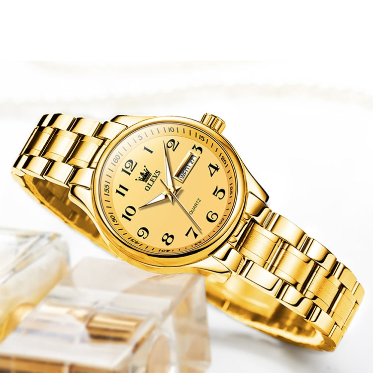 OLEVS 5567 Women Steel Strap Waterproof Quartz Watch, 5567 Women