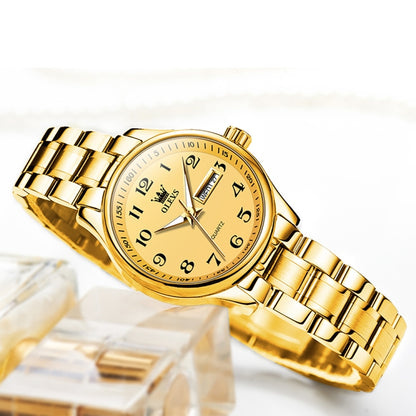 OLEVS 5567 Women Steel Strap Waterproof Quartz Watch, 5567 Women