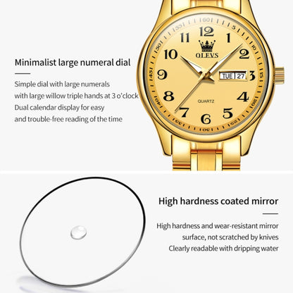 OLEVS 5567 Women Steel Strap Waterproof Quartz Watch, 5567 Women